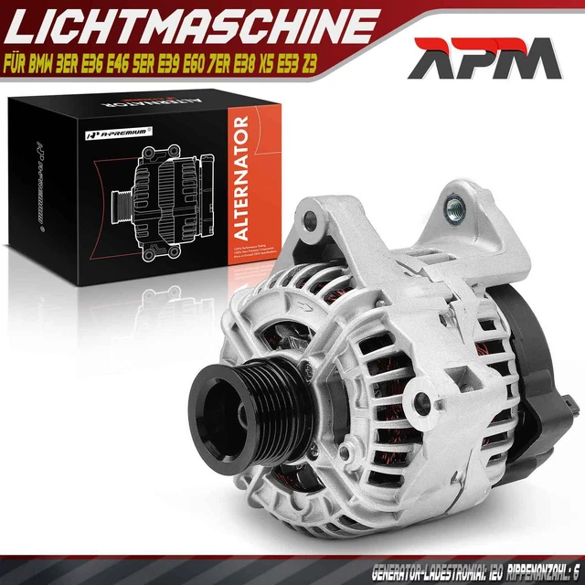 BESTPRICE Lichtmaschine 14V 120A - Für BMW 3er E46, 5er E39, 7er E38, X5 E53