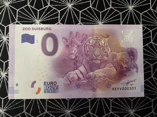 Billet touristique 0 Euro Souvenir - 2016 Allemagne Zoo de Duisburg - NEUF