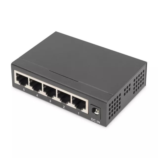 Digitus 5-Port Gigabit Desktop Netzwerk Switch