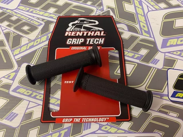 Renthal Grip Tech Original Motorcycle Road Race Handlebar Grips  FIRM Compound