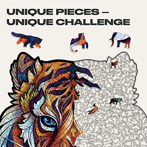 UNIDRAGON Wooden Puzzle Jigsaw, Best Gift for Adults and Children, Unique  [NEW] 3