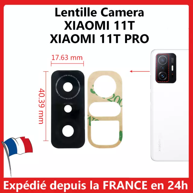 Pour Xiaomi Mi 11T/Mi 11T PRO vitre lentille appareil photo camera verre Adhesif
