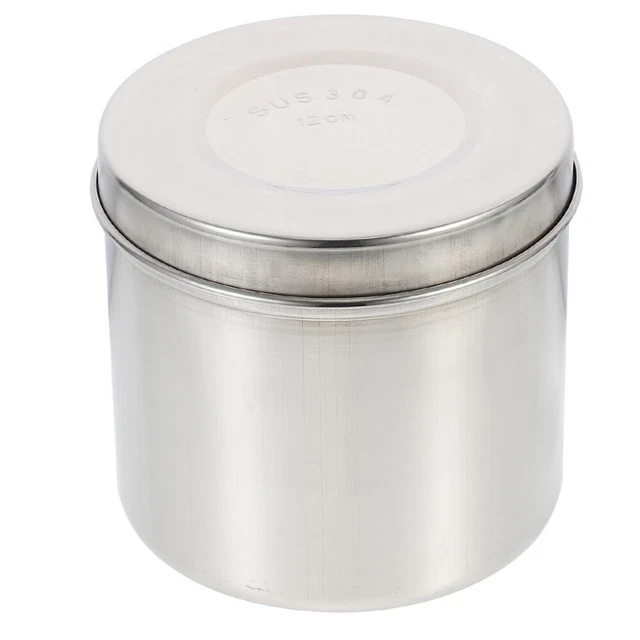 Lot de 2 bocaux en cristal avec couvercle transparent - Sucrier en