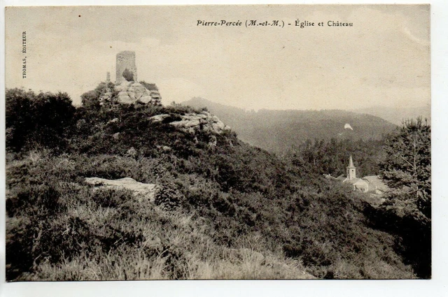 PIERRE PERCEE Vallée de Celles - Meurthe et Moselle - CPA 54 - Ruines du chateau