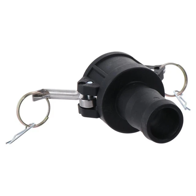 Rubinetti standard tipo C 1-1/2 ""Cam lock nero tenditore rapido acqua, olio