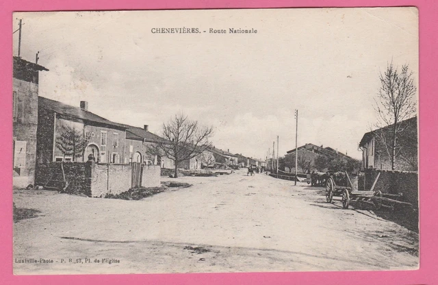 54 - CHENEVIERES - Route Nationale