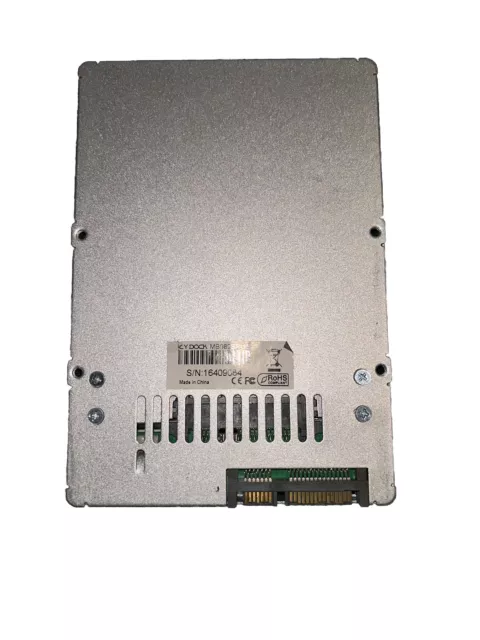 ICY DOCK MB982SP-1S AND DELL Intel 240GB SSD DC S3500 6Gb/s 2.5" SATA SSD.  P1 2