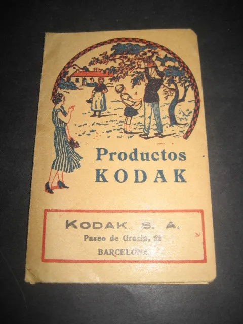 Vintage Antique Over For Photos and Negative Kodak. Paseo Of Grace 22 Barcelona