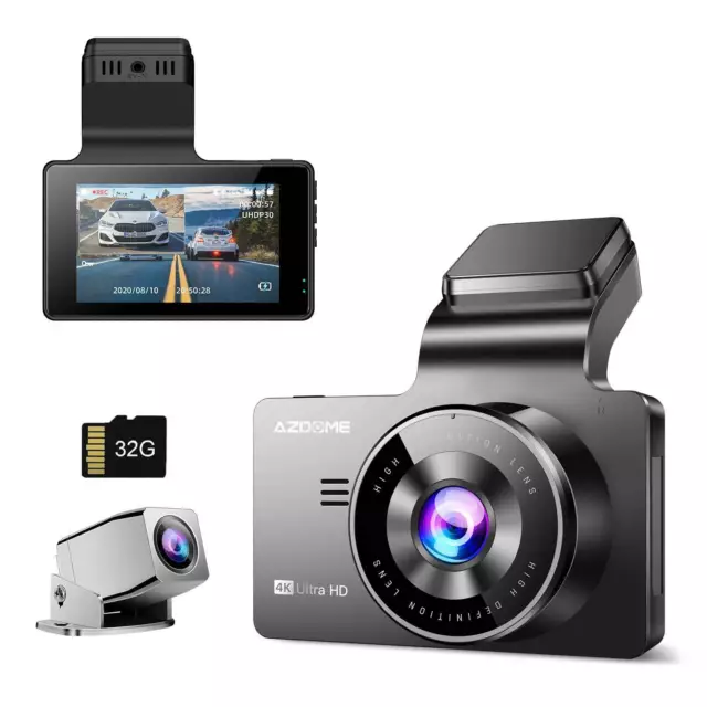 4k Dash Cam wifi car camera DVR 3840*2160P +1080P dual lens driving recorder