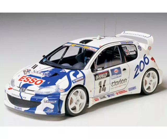 Tamiya 1:24 Peugeot 206 WRC Plastik Modellbau