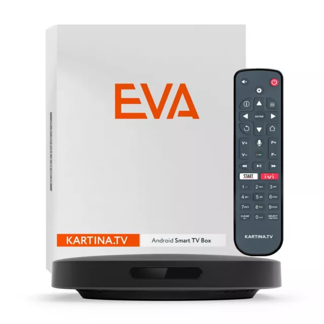 Kartina EVA - IPTV Receiver Kartina.TV von DuneHD mit Bluetooth-Fernbedienung