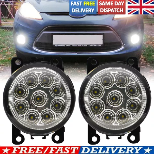 Pair LED Fog Light Lamp DRL For Suzuki Swift Grand Vitara Alto Jimny SX4 Splash