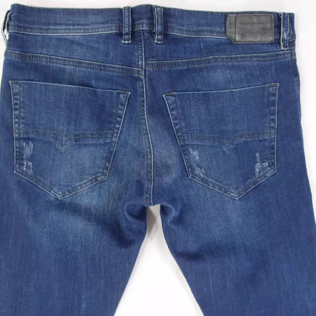 MENS DIESEL TEPPHAR R08C6 Stretch Slim Straight Blue Jeans W33 L32 $56. ...