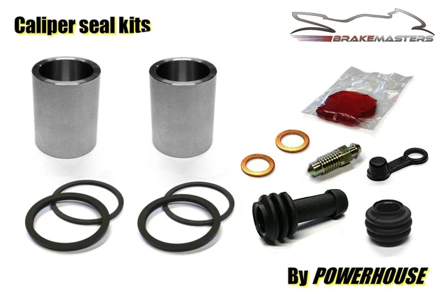 Kit De Réparation étrier De Frein Avant Suzuki GT250 A 1976 – Joints Et Pistons Inox, Neuf
