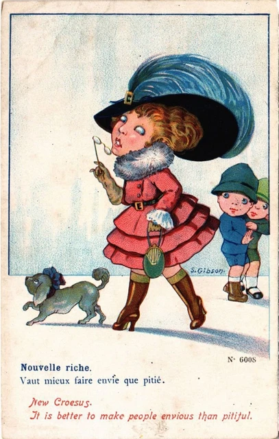 CPA AK Nouvelle Riche - Signo: S. Gibson CHILDREN (1292819)