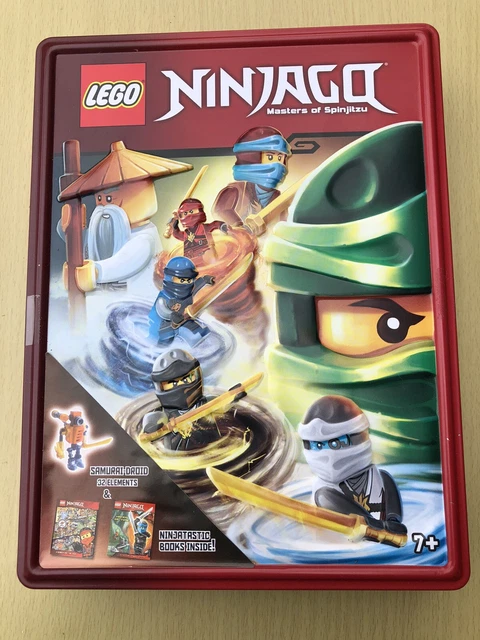 LEGO NINJAGO MASTERS of Spinjitzu Tin 7 Samurai Droid and Books