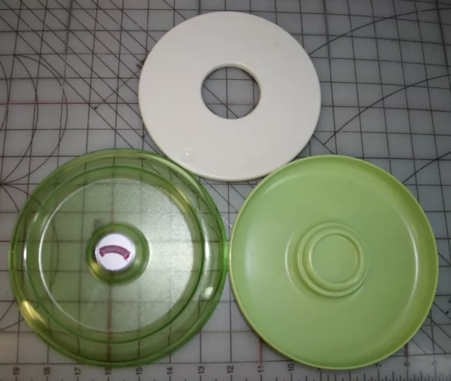 Margaritaville Salt Lime Rimming Tray Set AD2000 Green Plastic Sunbeam Rimmer