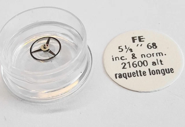 Balancier Complet Pour Montre - Compatible Calibre FE 68-67 INCA - Laval