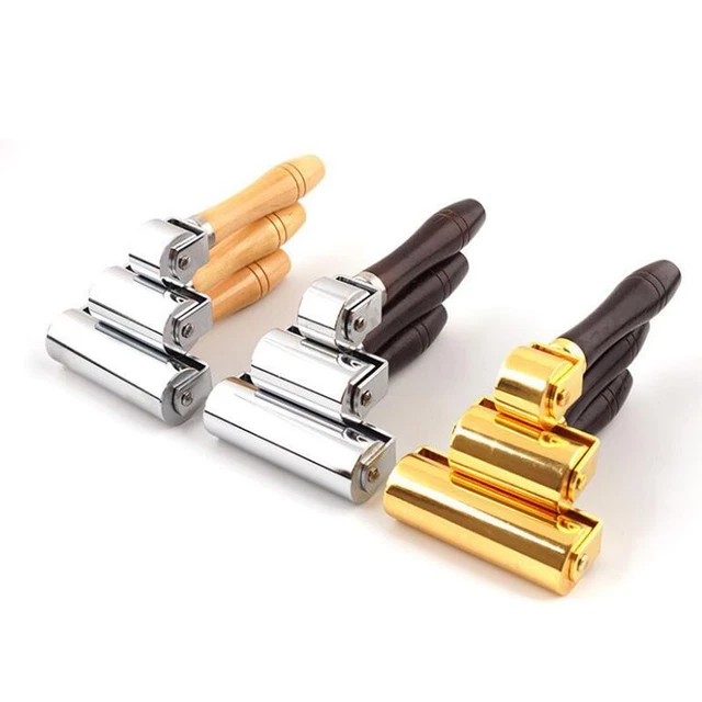 Cuir Artisanat Rouleaux Colle Bords Laminage Roue Main Creaser Tools 26 60 100mm