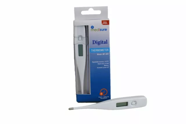 Medisure Digital LCD Thermometer - White