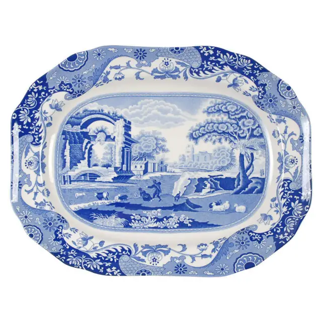 Spode Blue Italian Oval Serving Platter 1195990