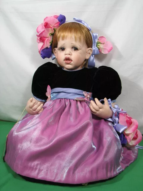 Fayzah Spanos "Mommy's Little Bouquet" Doll 2001 Limited Edition 500 25" Tall