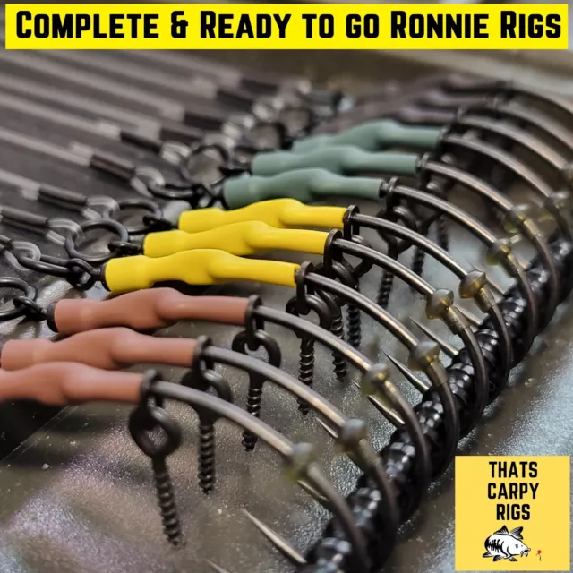 Ready Made Ronnie Rigs MULTI PACK / Boom / Carp Ready Tied spinner rig / Korda