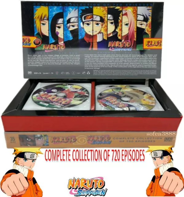 ANGLAIS Naruto Shippuden Box Complete Series Box Set Vol.1-720 LIVRAISON... 2