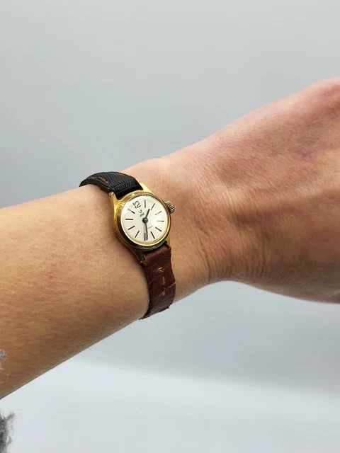 Montre Mortima Femme Vintage 17 Rubis - Mécanique Manuelle, Dorée, Antimagnétique, état Excellent
