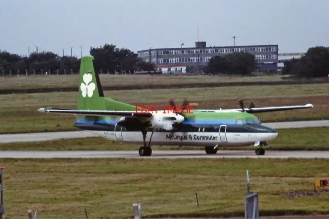 Photo  Ei-Fkb Fokker 50 Aer Lingus Birmingham 22-07-1991