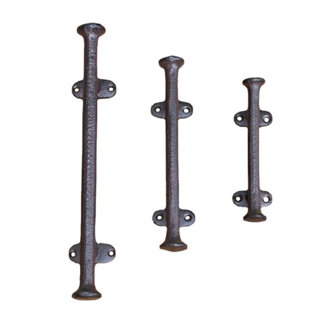 DIY Retro Cast Iron Gate Barn Shed Door Handle Antique Cupboard Garden Decor 2