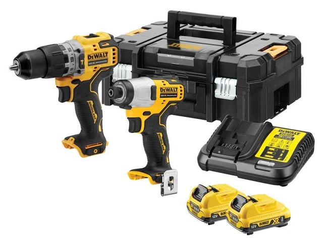 DEWALT DCK2111L2T XR Brushless Sub-Compact Twin Pack 12V 2 x 3.0Ah Li ...