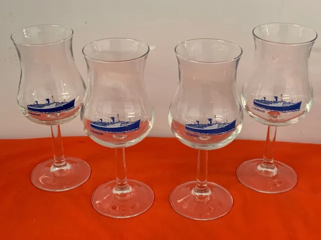 Ss  Norway,  Wine Glasses , Tulip Shape (4)