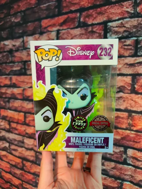 Funko Pop Disney Maleficent 232 Glow Chase Limited Edition Nuevo