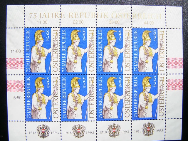 Österreich1993,  2143, 75.Jahre Republik