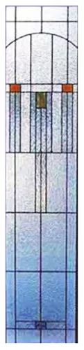 Pocket Doors with Stained Glass panels 2