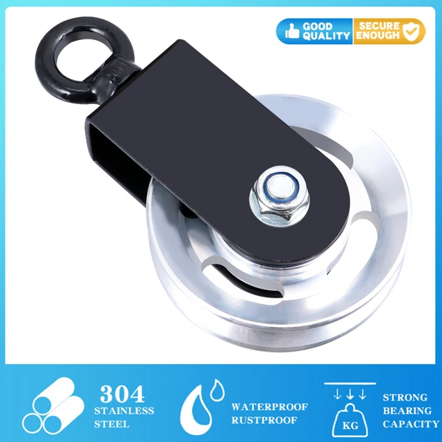 EXERCISE PULLEY GYM Traction Wheel Rotation Bicep Rope Machine