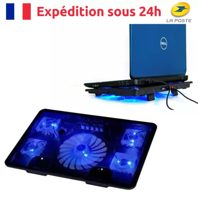REFROIDISSEUR POUR ORDINATEUR Portable PC Cooler Externe 5 Ventilateurs EUR  39,99 - PicClick FR