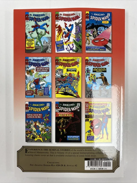 Amazing Spider-Man Mighty Marvel Masterworks 3 DM Ditko Cover New Marvel GN-TPB 2
