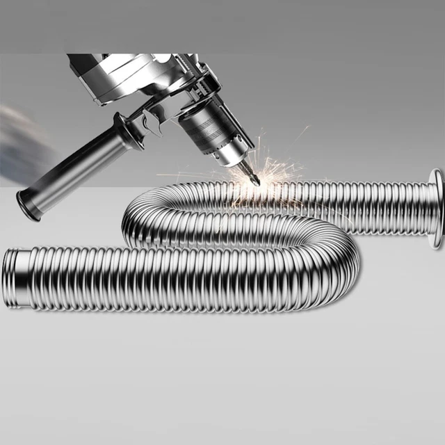 Prolunga Per Marmitta Intrecciata Doppia In Acciaio Inox 1,5 X 4 Pollici – Tubo Flessibile Resistente E Di Qualità