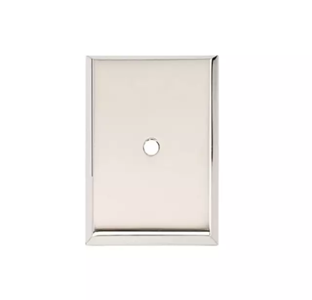 Placa posterior de escudo tradicional Alno de 2-1/4" para perno de gabinete | A610-38-PN