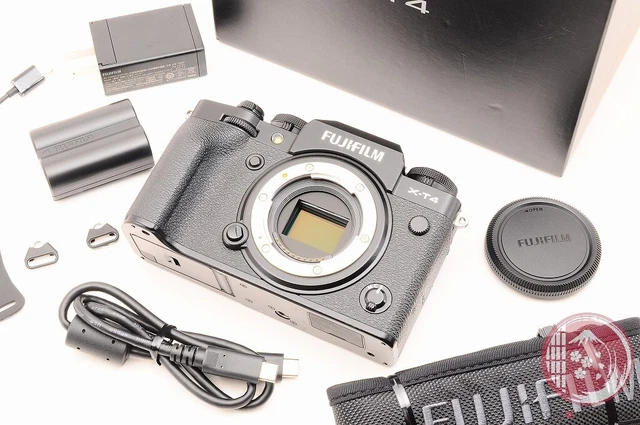 [ Low shots MINT+ in Box] Fujifilm Fuji X-T4 XT4 Black 26.1MP Mirrorless C812