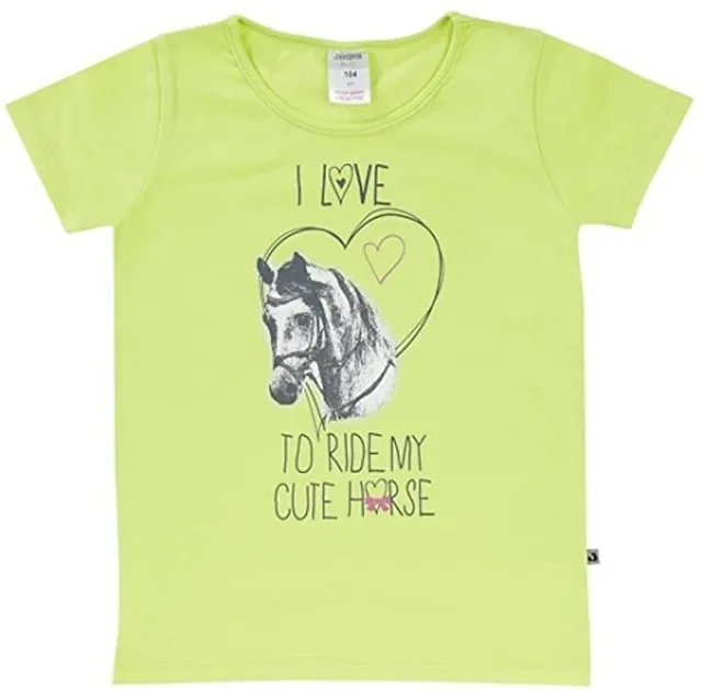 T-shirt 50% ridotta Jacky bambina cavallo nuova con etichetta taglia 110