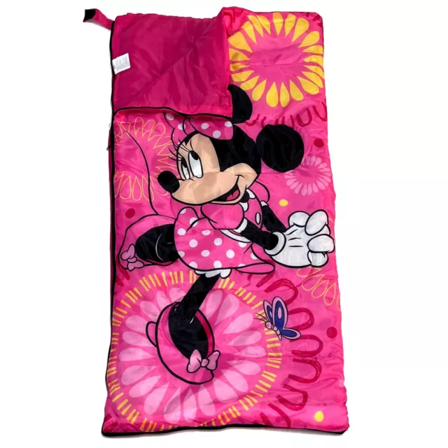 Disney Minnie Sacco a Pelo 140 x 70cm Coperta Campeggio Asilo Scuola Bambini