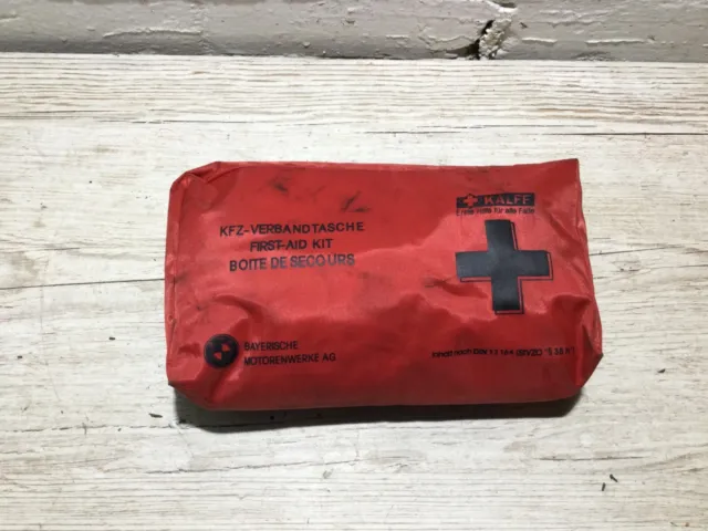 BMW Genuine First Aid Kit Pouch Red Bag Emergency Car Accessory 51478163269