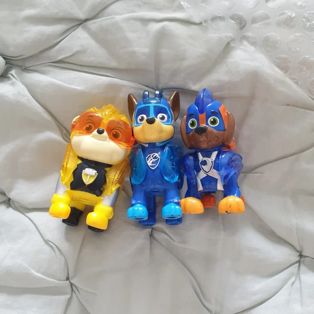PAW PATROL MIGHTY pups charged up pups, rubble, chase, rocky light up £