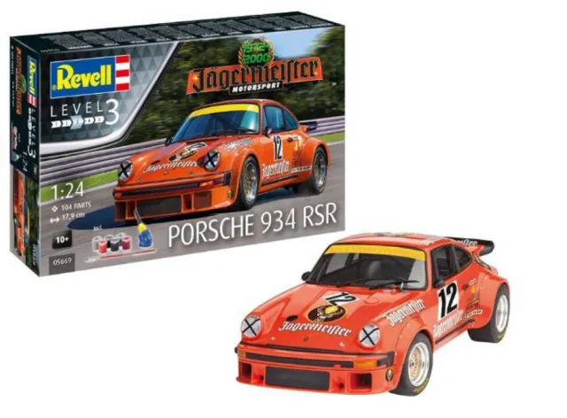 Miniature Model Kit De Montage voiture Revell Porsche 924 Rsr Jagermeister CD Ki