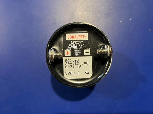 Mallory Sonalert SC110D Signaling Device Alarm