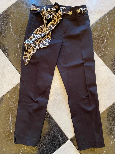 CACHE WOMENS BLACK CAPRI PANTS SIZE 0 Excellent Condition