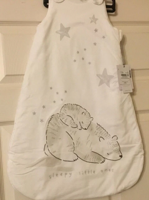 TU POLAR BEAR WINTER SLEEPING BAG BNWT 0 6 months 2.5 TOG